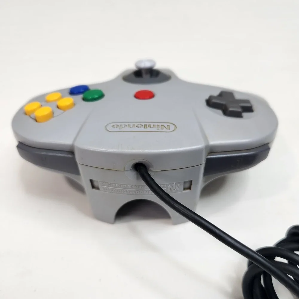 Nintendo 64 Controller Gray OEM Original N64 Wired Gamepad NUS-005 Loose Stick